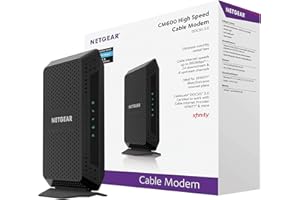 NETGEAR Cable Modem CM600 - Compatible with Cable Providers Including Xfinity by Comcast, Spectrum, Cox | for Cable Plans Up to 400 Mbps | DOCSIS 3.0 | 24x8