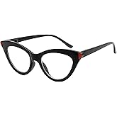 Eyekepper Reading Glasses, Readers for Women, 2.5 Cat-eye Tortoise | Women's Magnifying Glass, Ladies' Stylish Reader Eyeglasses with Spring Hinges, Scratch Resistant