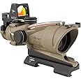 Trijicon 4x32mm ACOG Dual Illumination Red Crosshair Reticle with 3.25 MOA RMR Sight Flat Dark Earth Optics