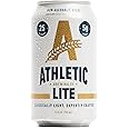 Athletic Brewing Company Craft Non-Alcoholic Beer - 12 Pack x 12 Fl Oz Cans - Athletic Lite Light Brew - Low-Calorie, Award Winning - Simply Crisp, Refreshing, Brisk & Smooth - Beautiful Noble Hops & Malt Body