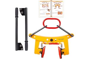GRYVOZE 770 lbs 2 in 1 Granite Slab Lifting Clamp, 1.6"-7.1" X Shaped Heavy Duty Stone Lifter Equipment with Handle, Marble Carrying Clamps Tongs, also Suitable for Concrete and Curbstones