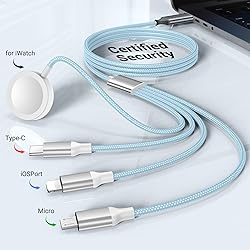 Renmou 2Pack for Apple Watch Charger,4 in 2 Multi