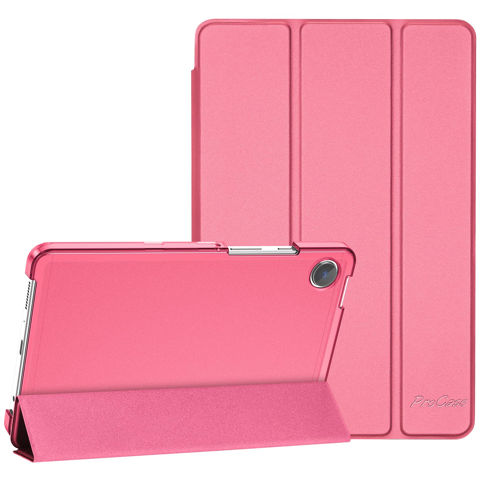 ProCase Slim Case for Galaxy Tab A11 (2025) / A9 (2023) 8.7 Inch, Lightweight Stand Protective Hard Back Shell Cover Case for Galaxy Tablet A11 / A11(LTE) /A9 8.7" -Melonpink