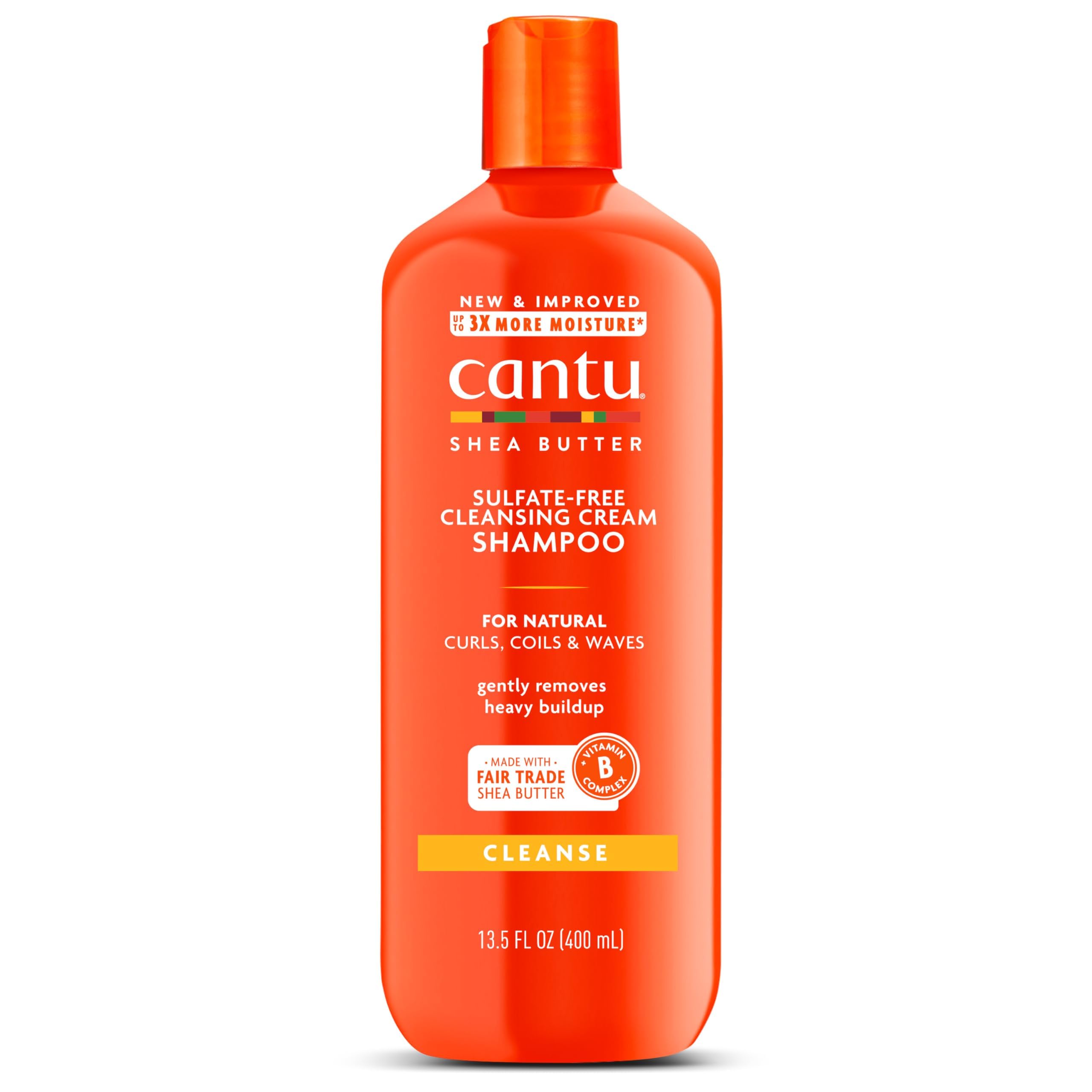 Cantu Shampoo Natural Hair Cleansing 13.5oz(Sulfate-Free) (2 Pack)