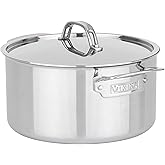 Viking PureGlide Pro 3-Ply Nonstick Dutch Oven with Lid, Made without PFAS, 6-Quart Induction Cooking Pot, Metal Utensil Safe Titanium Nonstick Surface, Oven Safe to 600F