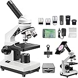 Microscope Kit for Students & Adults,100x-2000x