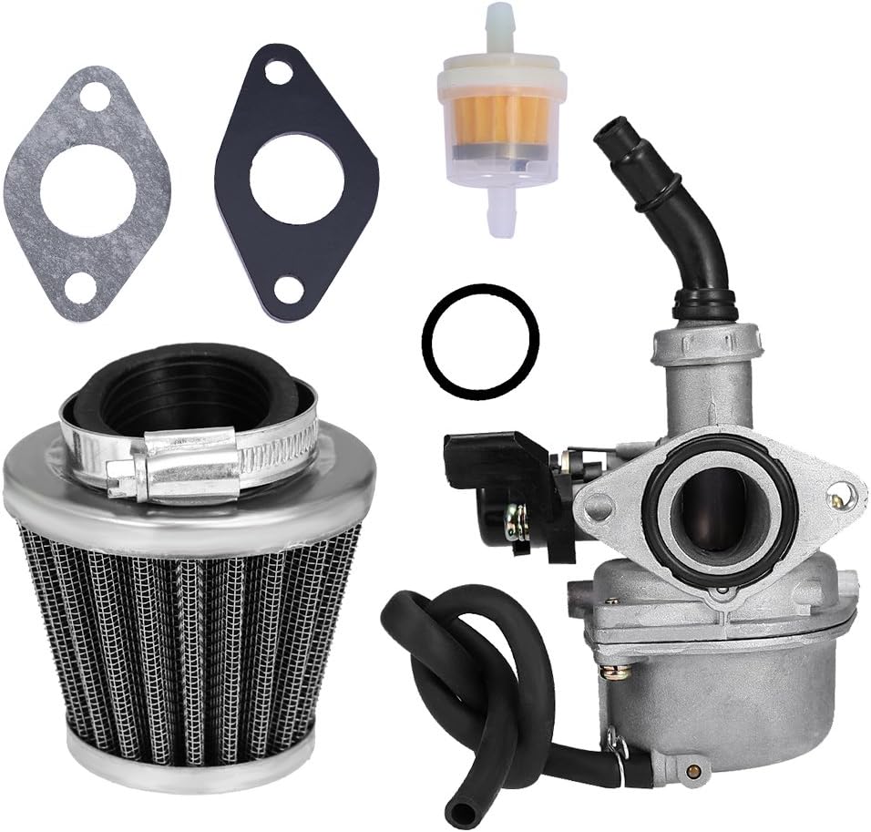 Hoypeyfiy PZ19 Carburetor 50cc 125cc ATV Dirt Bike Air Filter Intake 19mm