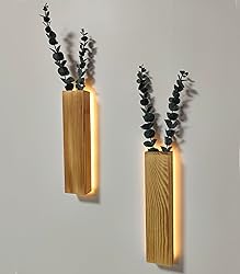 Artificial Eucalyptus with LED Lights Wall Planters
