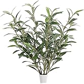 SzJias Olive Branches for Vases Faux Olive Branch Fake Tree Branches Stems for Vase (5 Branches)
