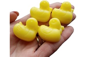 AMY'S BUBBLING BOUTIQUE Rubber Duck Soap Baby Shower Favors - Scented Bedtime Bath Soaps Gender Reveal Party Pack of 25 (YELLOW)