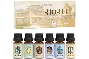 SoulOrigin Hotel Essential Oils Set, Fragrance Oil Set for Oil Diffusers, Multi Scenario Use Scented Oils for Soap Candle Mak