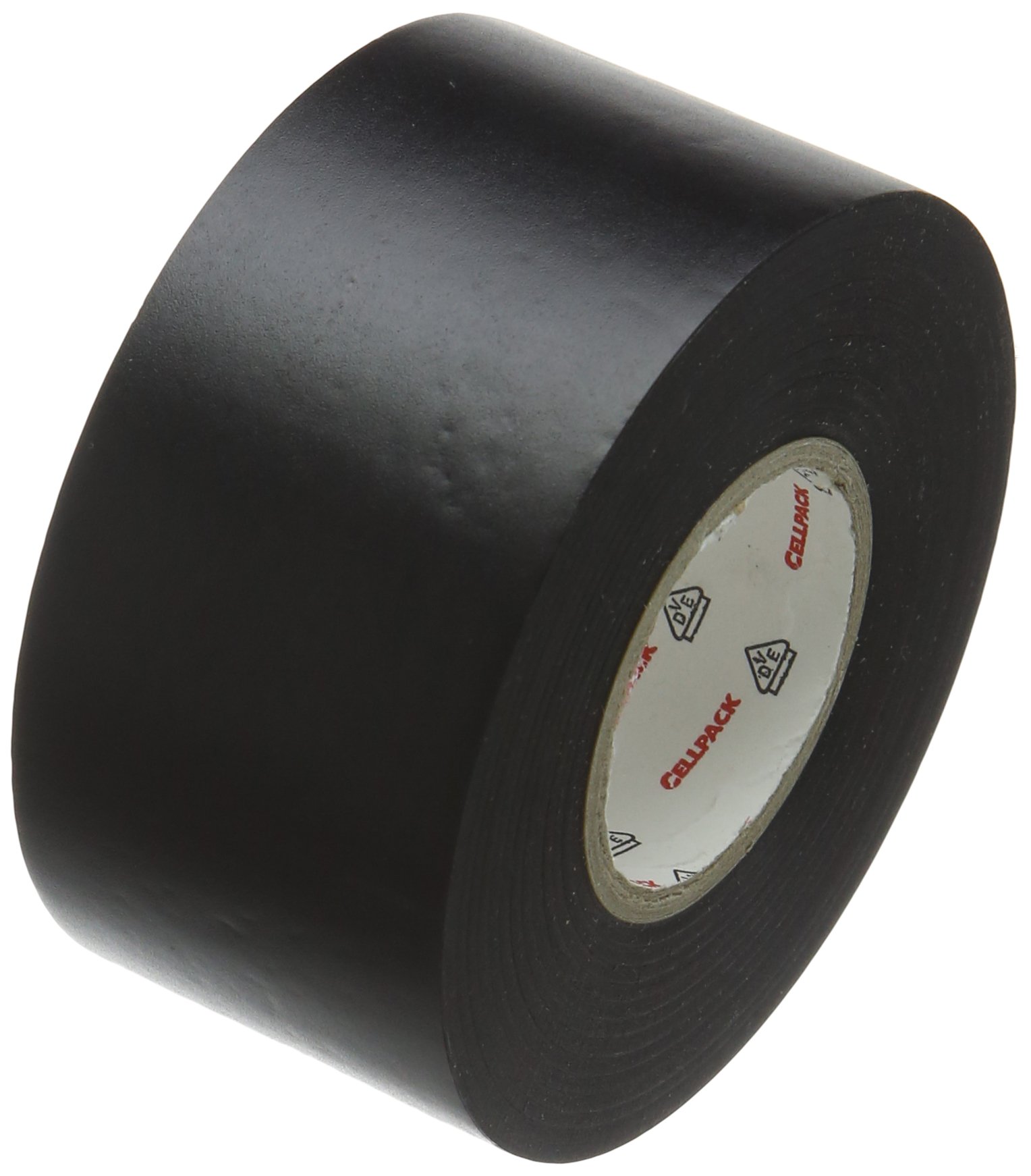 Cellpack, No. 128, 25 M X 38 mm X 0,15 mm Dimensions (Length x Width x Thickness), Black, PVC Electrical Insulation Tape