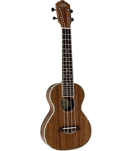 Amazon.com: Oscar Schmidt OU6K-A Deluxe Koa Tenor Ukulele Abalone