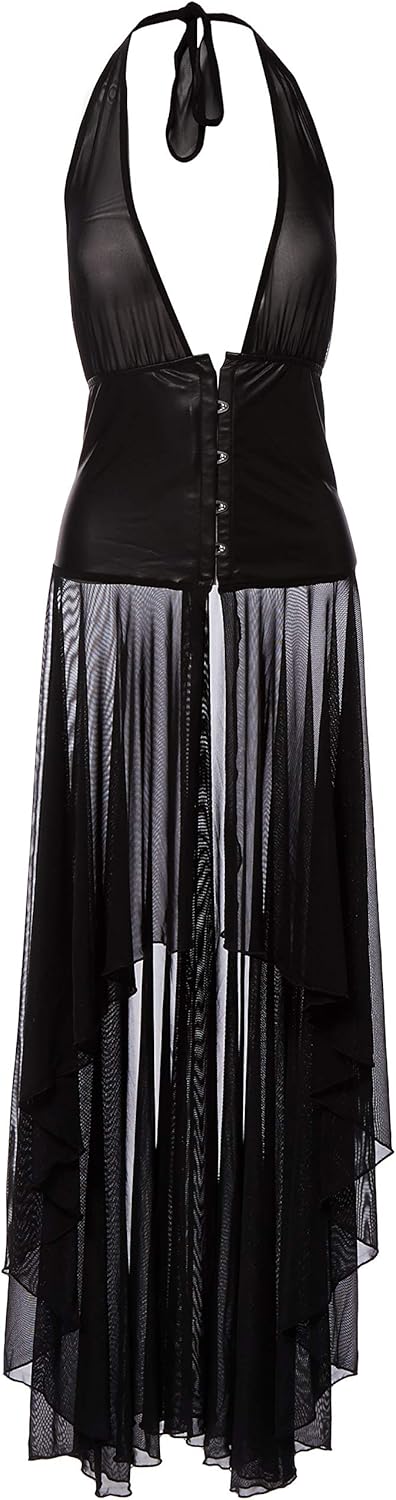 Noir HandMade Be The Star of The Night F047 Dress Size XXL Black