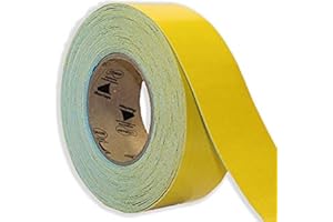 DuraMark Floor Marking Tape, Smooth Surface EC-700, Heavy Duty Thick, Easy to Keep Clean, for Warehouse, Industrial Floors, Yellow (2 Inches by 36 Feet)