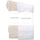 Inerney Fuzzy Socks for Women Men Gifts, Warm Cozy Fluffy Cloud Slipper Style, Comfy Winter Sleep Sock, Stocking Stuffer
