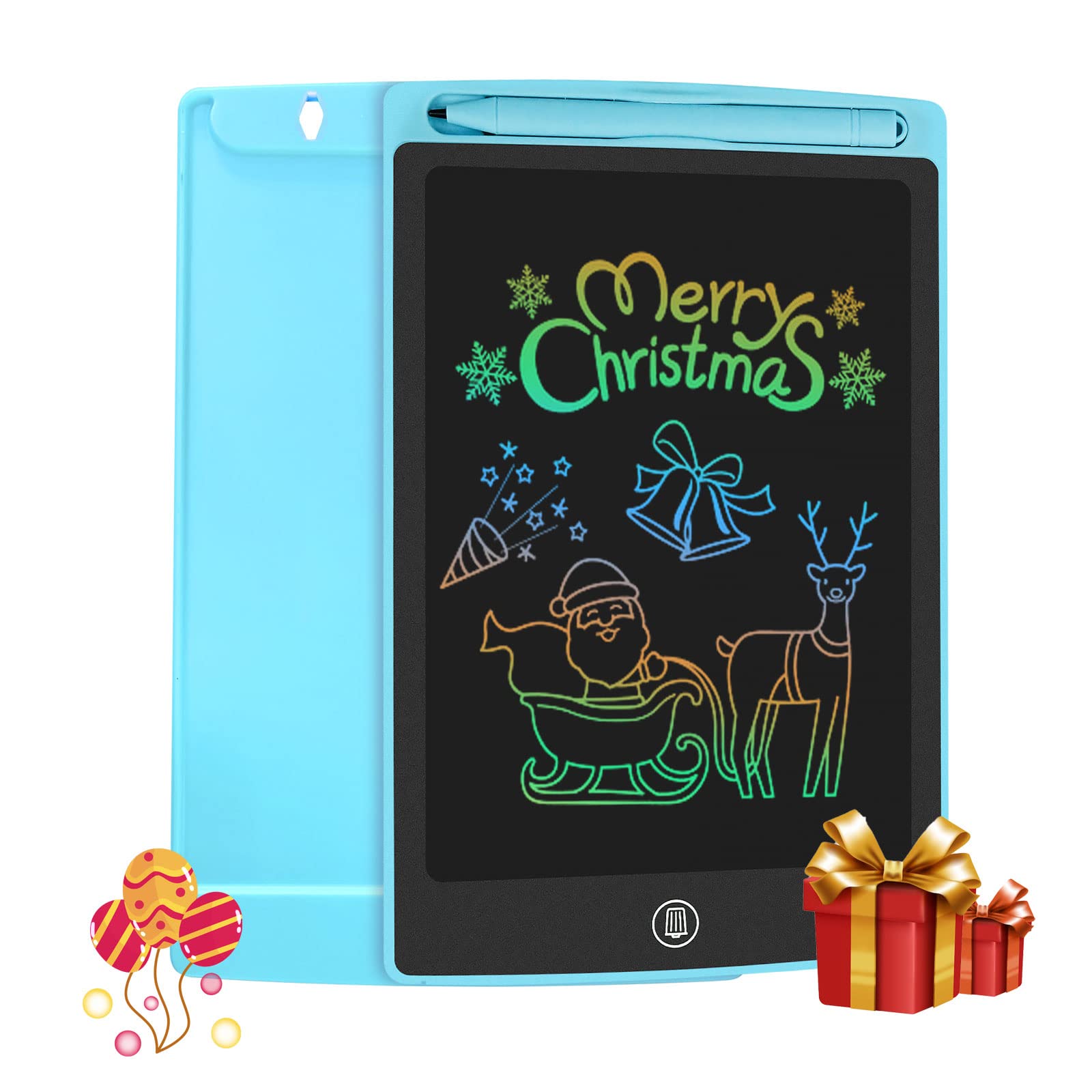 HOMESTEC Colourful LCD Writing Tablet,8.5 inch Drawing Board Graphic Tablet Lock-Key Handwriting Doodle Drawing Pad Kids Toys Gifts for Boys Girls(Blue)