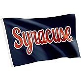 Desert Cactus Syracuse University SU Flag - 3 x 5 Feet Orange Banner, Indoor/Outdoor Durable Fabric, 100% Polyester Design (Style T)