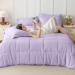 JOLLYVOGUE Queen Comforter Set, Ultra-Soft Bed in a