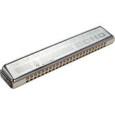 Hohner Accordions Hohner Harmonica 2509-C Echo 48 Tremolo Harmonica, Key of C, Stainless steel
