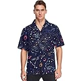 visesunny Mens Casual Button Down Short Sleeve