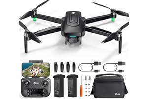 Holy Stone GPS Drone with 4K EIS Camera for Adults, 249g Foldable RC Quadcopter with Auto Return, Follow Me, 60 Mins Flight T