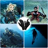 AUAUY 3mm Neoprene Wetsuit Gloves with Adjustable Wrist Strap - Anti-Slip view 5