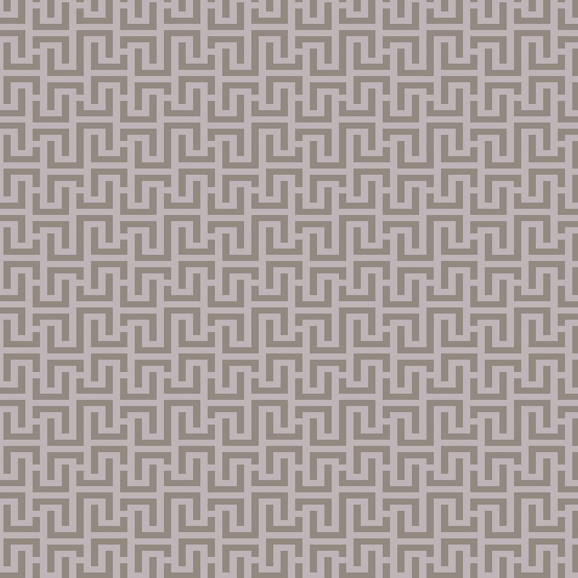 Galerie BO23083 Luxe Greek Key Wallpaper, Grey/Pink, 10.05m x 53cm