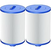 FC-0359 Spa Filter Replaces for PWW50P3: Compatible with Unicel 6CH-940, Viking Hot Tub Filter, Aber 03FIL1400, Waterway 817-0050, 25252, 378902, Trilobal Fabric Easy to Clean and Maintain 2 Pack