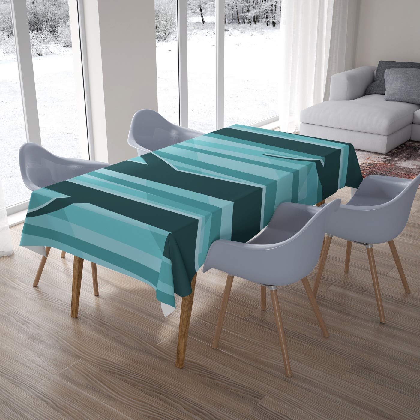 Bonamaison Kitchen Decoration, Tablecloth, 140cm x 200cm - Designed and Manufactured in Turkey