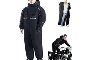 Winter Outdoor Riding Insulated Full-Body Suit,overol para hombre para el frio Unisex Windproof Freezer Snow Suits