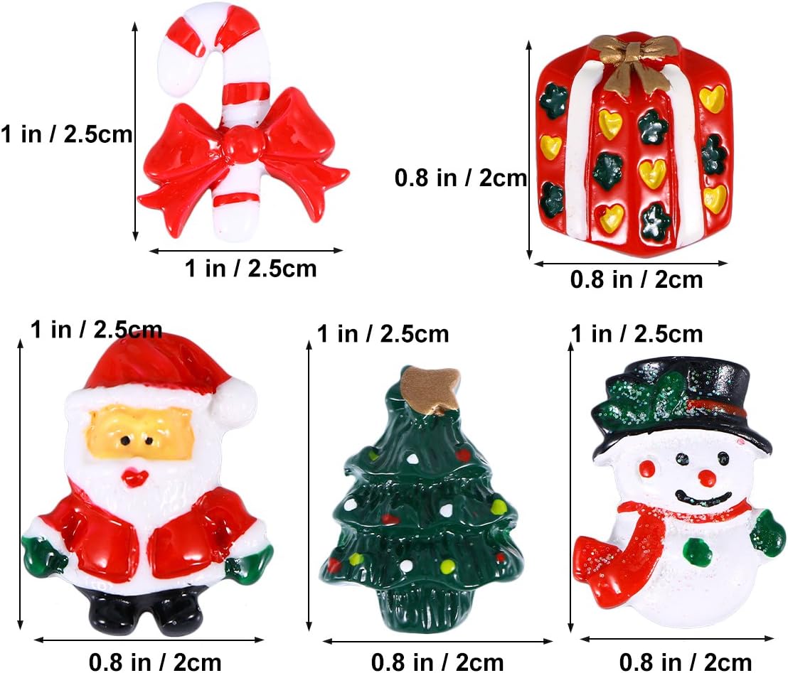 15 Teile rosenice Weihnachtsschmuck Kunstharz Schneemann Santa Claus