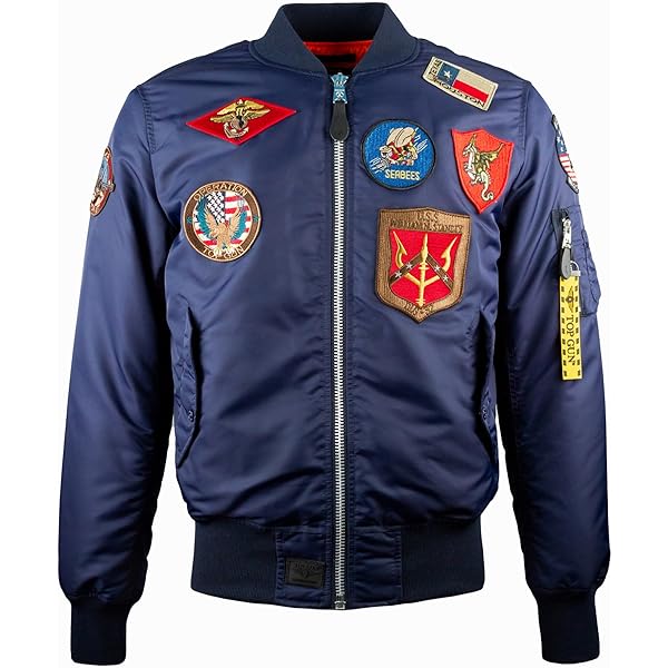 Amazon.com: TOP GUN Official B-15 Men's Flight Bomber Jacket with
