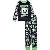 Minecraft boys 2-piece Loose-fit Pajama Set, Soft & Comfortable