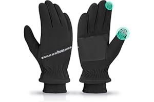 ihuan Winter Waterproof Gloves Ski for Women Men, Cold Weather Warm Thermal Touchscreen Snow Gloves for Running Cycling