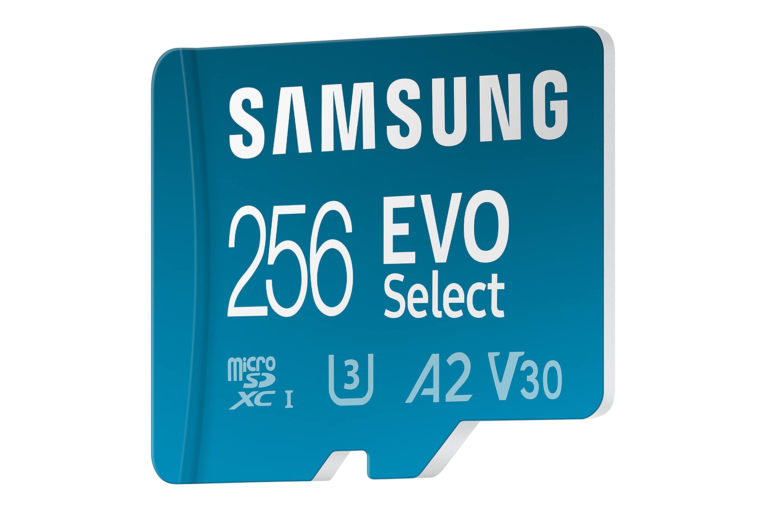 Samsung EVO Select (2024) microSD-Karte + SD-Adapter, 256 GB, Speicherkarte für Smartphone und Tablet, UHS-I U3, 4K UHD, Full HD, 160 MB/s Lesen, MB-ME256SA/EU 3