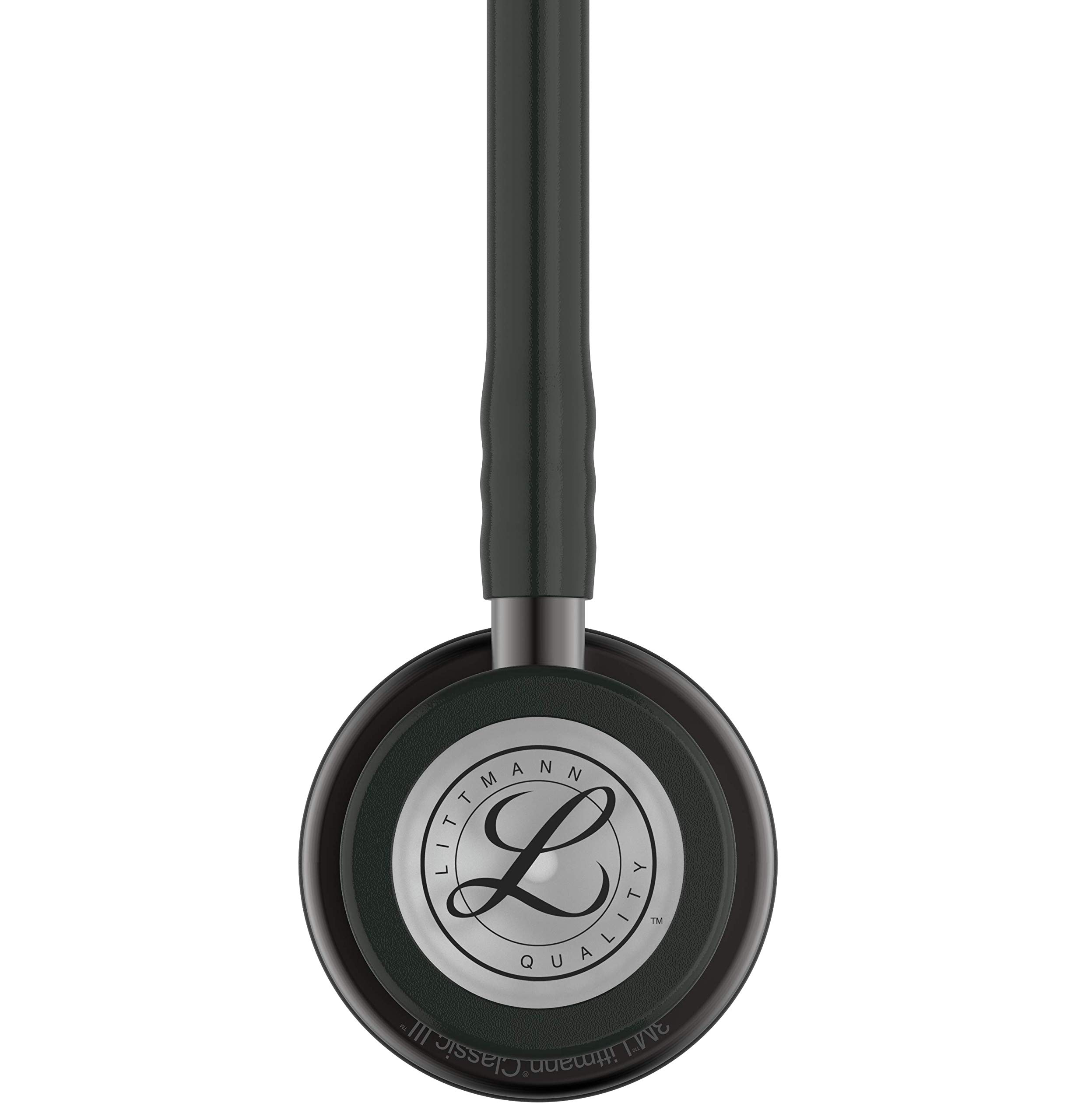 3M Littmann Classic III Monitoring Stethoscope, SmokeFinish, Black