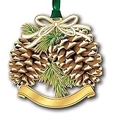 Beacon Design Pinecones Namedrop Ornament, 2.75-Inch, Multicolor