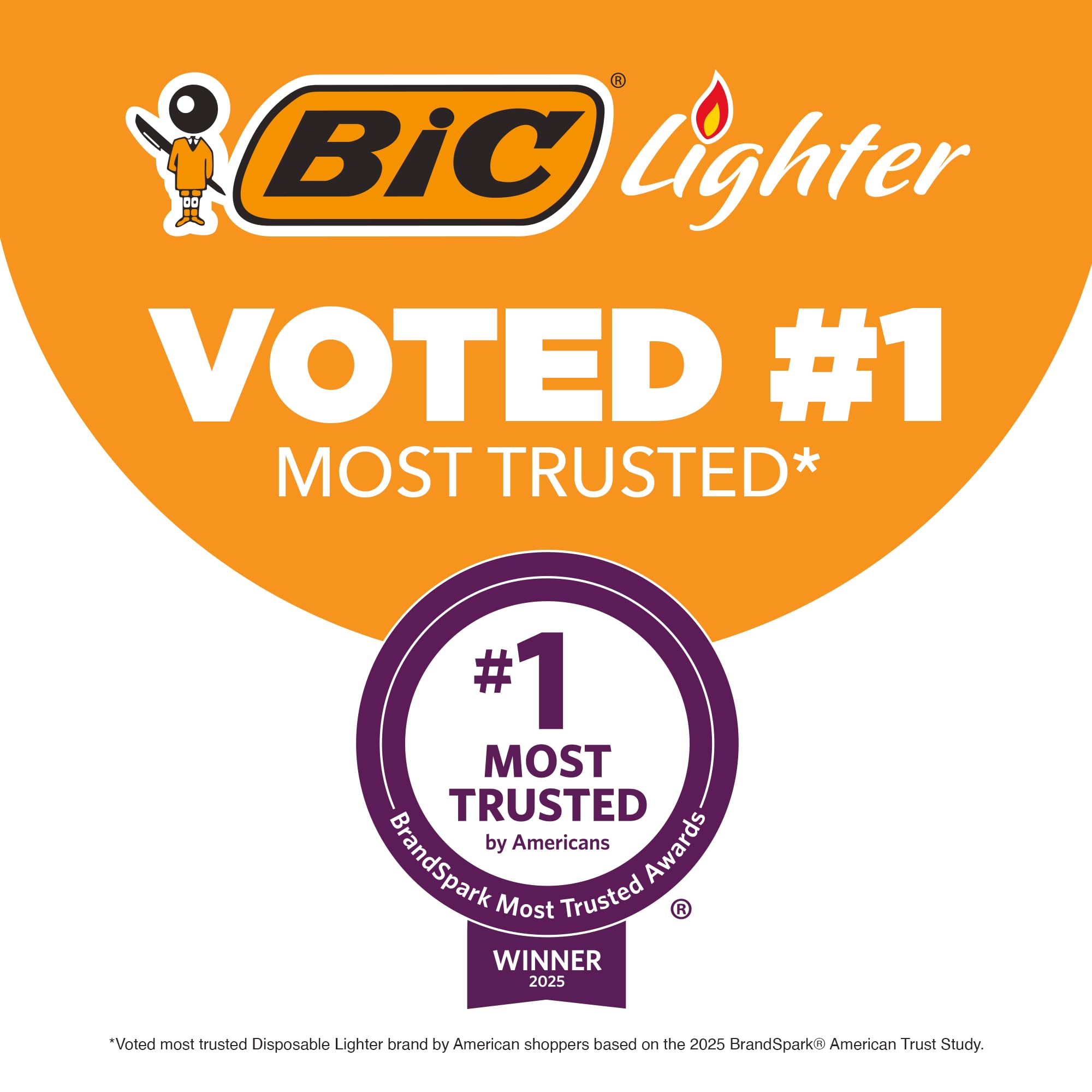BIC Classic Lighters, Pocket Style, Lighter for Candles, Assorted Colors (Packaging May Vary), 12 Count Pack of Lighters