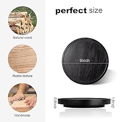 Wood Lazy Susan Organizer Kitchen Turntable for