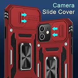 DEERLAMN for iPhone 11 Case with Slide Camera