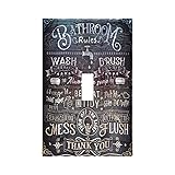 Xuejiaku Decorative Switch Plate Covers Bathroom
