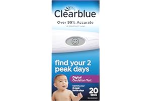 Clearblue Digital Ovulation Predictor Kit, featuring Ovulation Test with digital results, 20 Digital Ovulation Tests