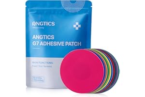 ANGTICS Dexcom G7 Adhesive Patches 30PCS, Waterproof & High Viscosity Over Patches, Stelo Full Covers CGM Bandage, 10+ Days Long Stay, Breathable, Latex-Free, Sensor is NOT Included (Multicolor)