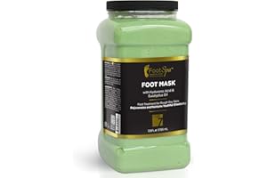 FOOTSPA Foot Spa - Cream Mask for foot, 128 Oz With Peppermint and Eucalyptus Oil - Pedicure Massage for Tired Feet and Body, Hydrating, Fresh Skin - Infused with Hyaluronic Acid, Amino Acids, Panthenol