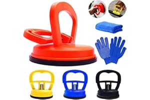 Yawlsow 6Packs Car Dent Puller, Powerful Car Dent Remover Tool And Dent Removal Kit for Auto Car Body Paintless Dent Repair,Suction Cup for Glass, Mirror,Tiles,Screen,Granite Lifter and Objects Moving