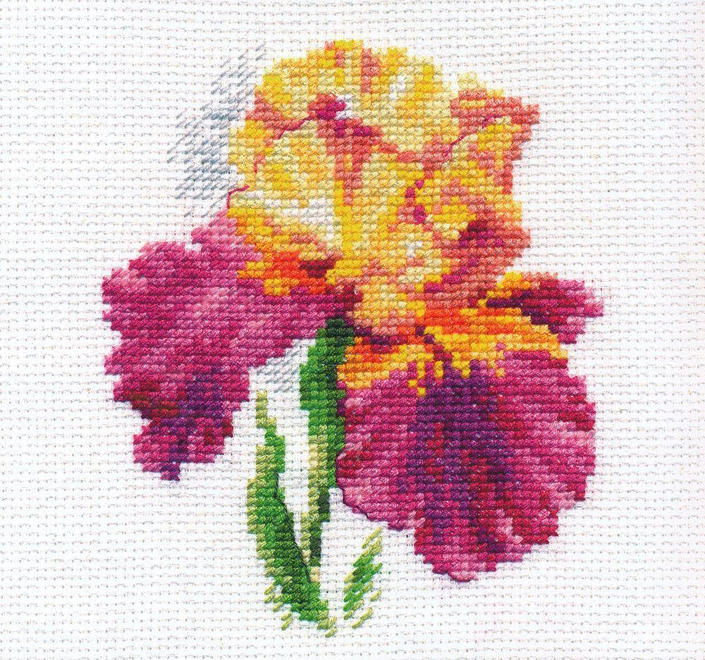 Alisa Cross Stitch Kit - Iris