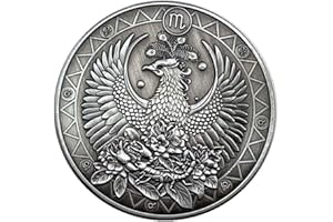 AOMCISI Creative Twelve Constellations Zodiac Coin Challenge Ancient Silver Commemorative Coins Home Decor Crafts Art Collection Gift (Scorpio)