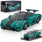 Mould King Hybrid Mega GT Building Kits, MOC Racing Car Toys Model, Vehicle Blocks Set Suitable for Boys to Build, House Decoration Gifts for Kids and Adults (383Pcs)