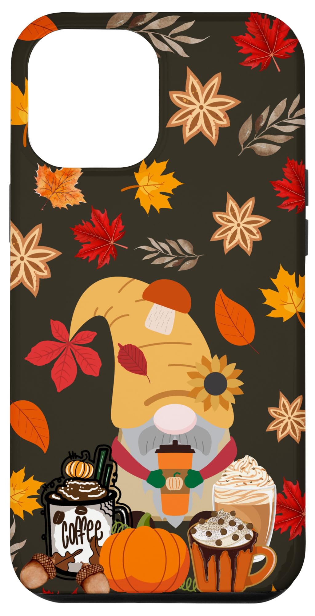 iPhone 15 Plus Fall Yall Gnome Thanksgiving Cute Leaves And Pumpkin Spice Case